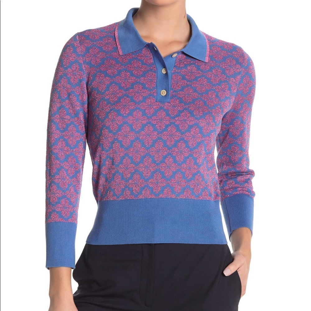 Kate Spade Spade flower polo sweater
